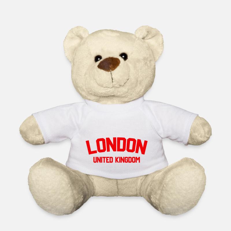 Londres Royaume-Uni - Nounours - blanc