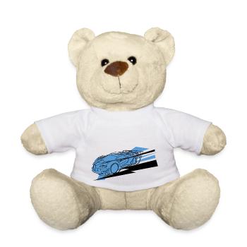 Poussette Buga illimitée - Nounours - blanc - Devant