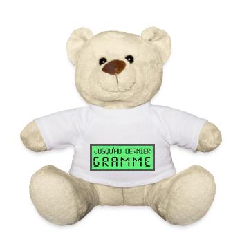 jusqu'au dernier gramme - Nounours - blanc - Devant
