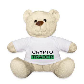 Crypto Bitcoin Trading - Nounours - blanc - Devant