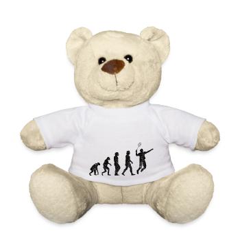 Badminton player Badminton fan Badminton - Teddy Bear - white - Front