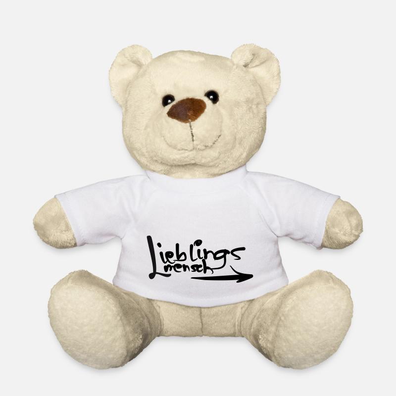 Lieblingsmensch - Teddy - Weiß