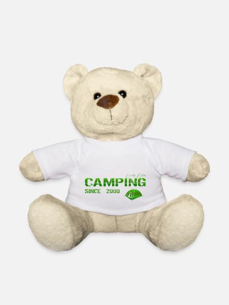 Camping 2000 Geschenk - Teddy - Weiß