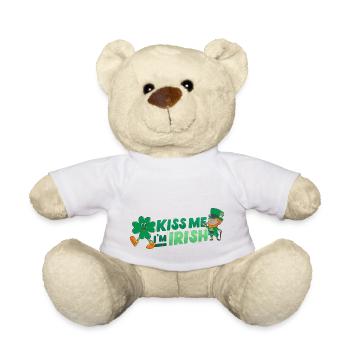 Fröhlichen St Patrick Tag. St. Patrick's Day! - Teddy - Weiß - Vorne