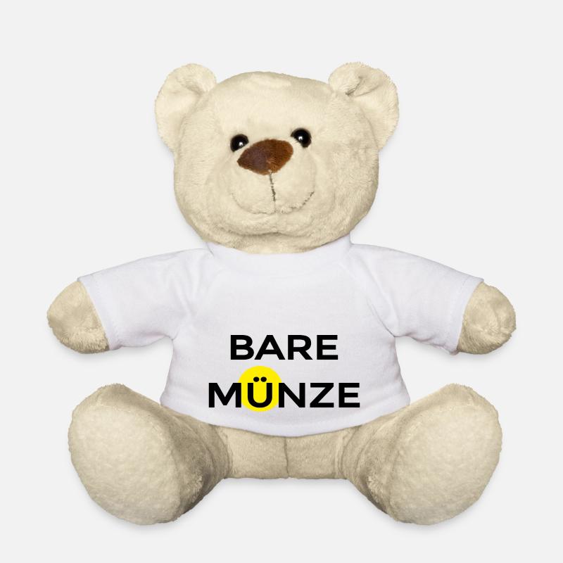 bare Münze - Teddy - Weiß