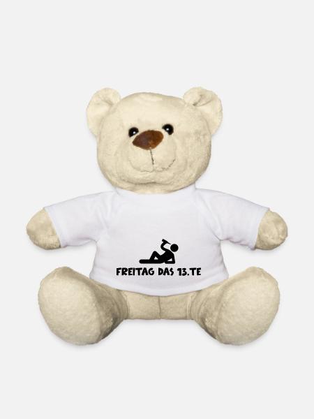 Lustiger Spruch Witzig Humor Geschenkidee - Teddy - Weiß