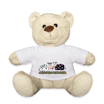 Cows - Teddy Bear - white - Front