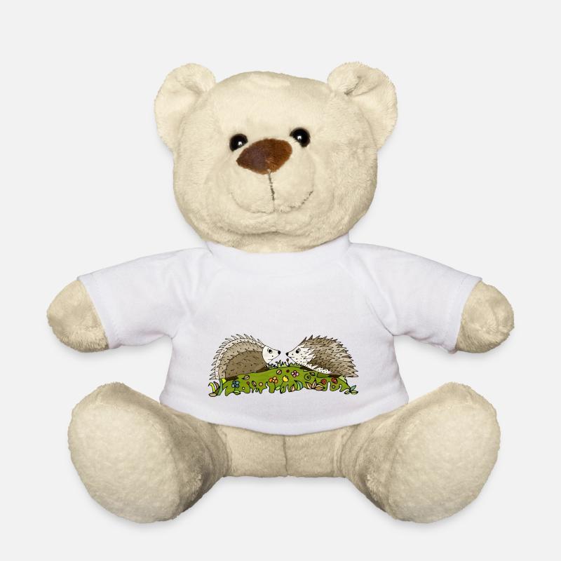 Hérissons - Nounours - blanc