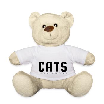 Chats - Nounours - blanc - Devant