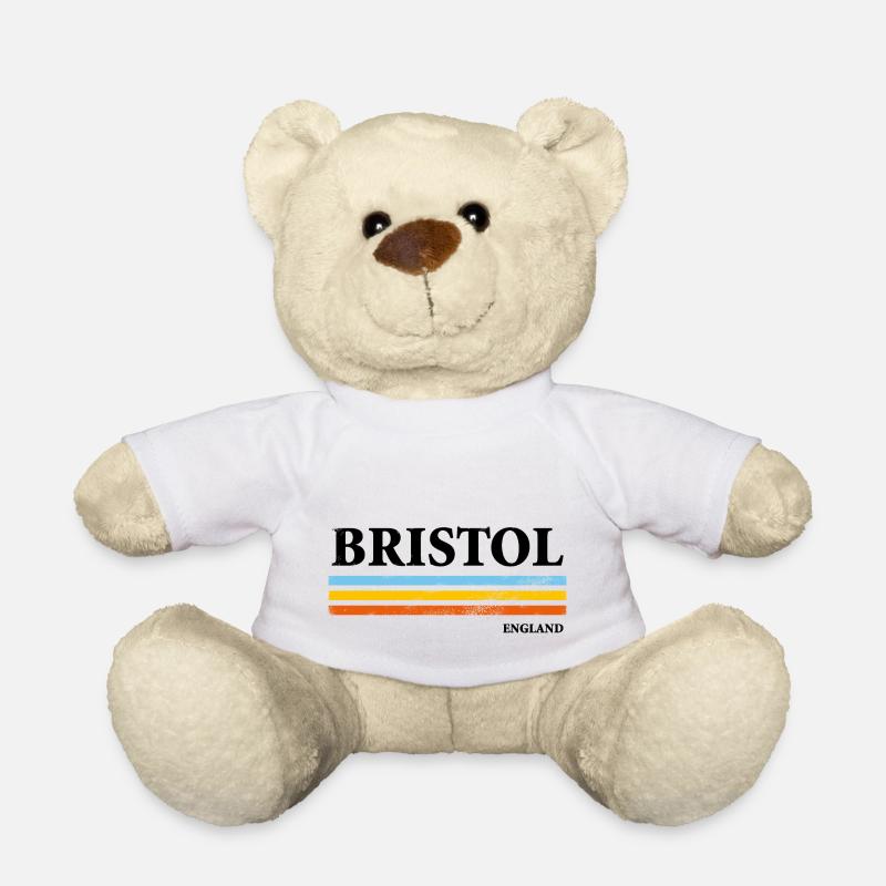 Bristol, England - Teddy Bear - white