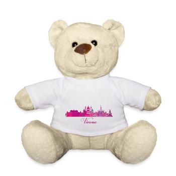 Austria travel europe eu vienna alps tirol aus - Teddy Bear - white - Front