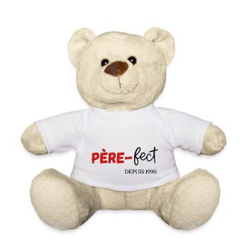 Père fect Depuis 1990 - Nounours - blanc - Devant