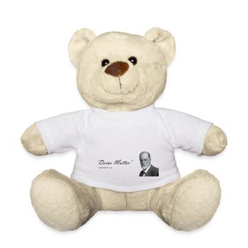 "Deine Mutter" Sigmund freund - Teddy - Weiß - Vorne