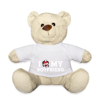 Ich liebe meinen Freund - Ich liebe meinen Freund - Teddy - Weiß - Vorne