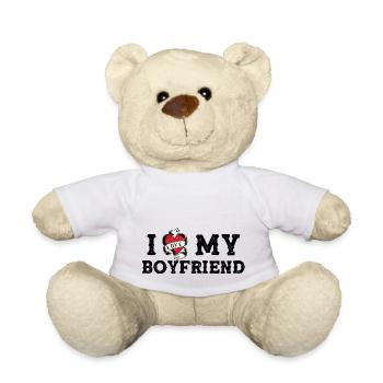 Ich liebe meinen Freund - Ich liebe meinen Freund - Teddy - Weiß - Vorne