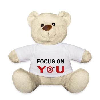 Focus on you - Teddy Bear - white - Front