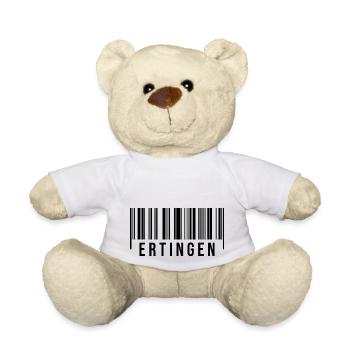 Schwaben Strichcode Ertingen - Teddy - Weiß - Vorne