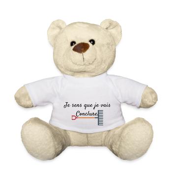 Je sens que je vais conclure... Les Bronzés - Nounours - blanc - Devant