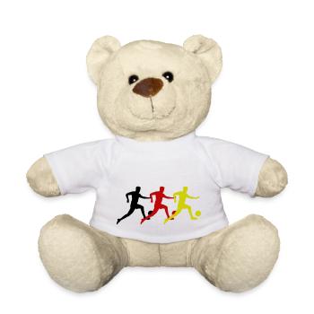 fußball spieler deutschland - Teddy - Weiß - Vorne