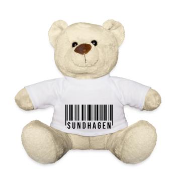 Sundhagen Strichcode - Teddy - Weiß - Vorne
