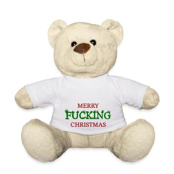 Weihnachten - Teddy - Weiß - Vorne