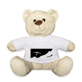 Montagne - Parapente - (12) - Nounours - blanc - Devant