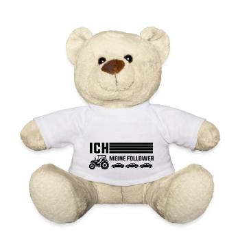 Ich Meine Follower -Geschenke Für Landwirte Bauern - Teddy - Weiß - Vorne