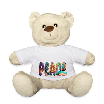 Peace - Teddy Bear - white - Front
