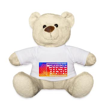 Amérique États-Unis New York Drapeau Président indien 2024 - Nounours - blanc - Devant