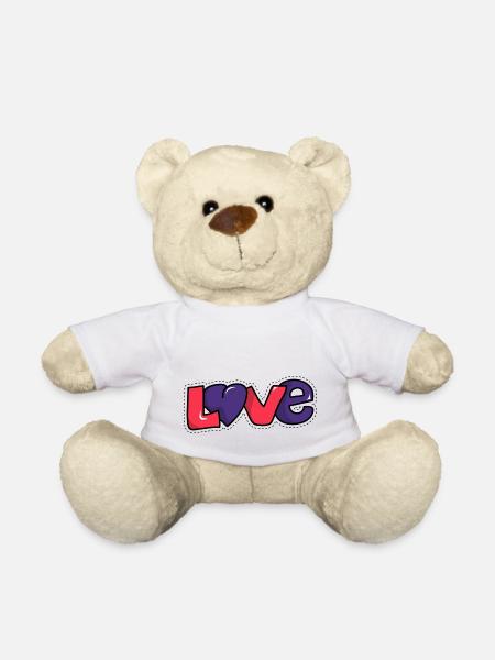 Love - Teddy - Weiß
