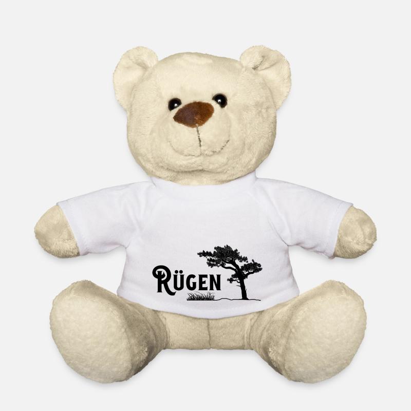 Rügen, Perle der Ostsee - Teddy - Weiß