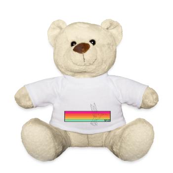 RIDM Stripes Humming-Bird - Teddy Bear - white - Front