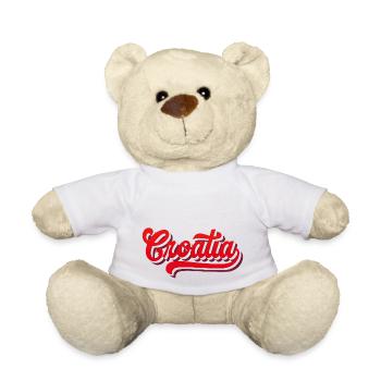 Kroatien hrvatska Kroatien hr Zagreb split Dubrovnik - Teddy - Weiß - Vorne