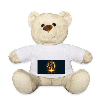 Dragon Flame - Teddy Bear - white - Front