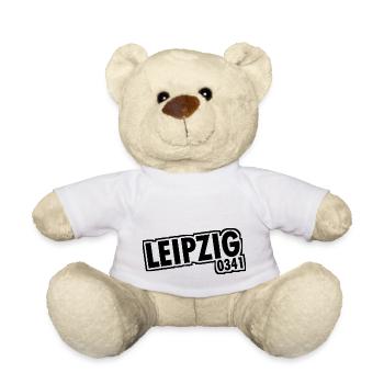 Leipzig - 0341 - Indicatif régional - Saxe - Nounours - blanc - Devant
