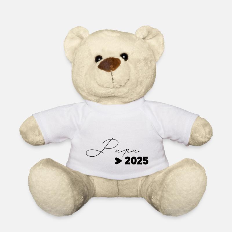 Papa 2025 - Nounours - blanc