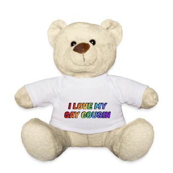 Ich liebe meinen schwulen Cousin - Teddy - Weiß - Vorne