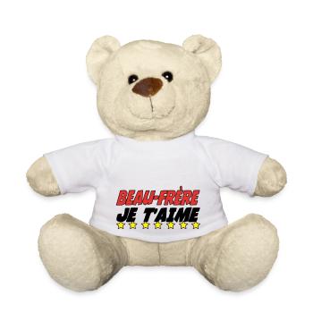 Brother-in-law I love you - Teddy Bear - white - Front