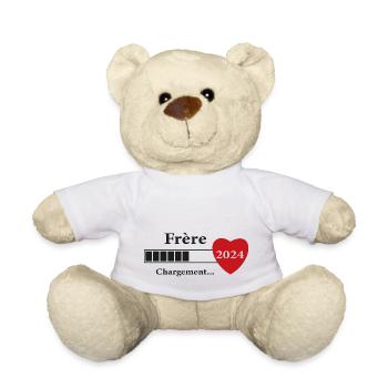 Brother - Future Brother Loading - Teddy Bear - white - Front