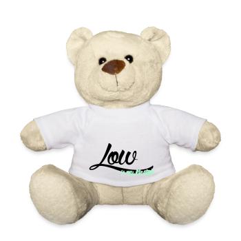 low is my lifestyle - Teddy - Weiß - Vorne