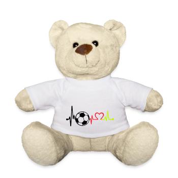 fußball love beat germany - Teddy - Weiß - Vorne