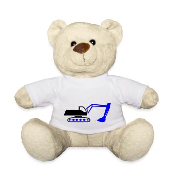 bagger - Teddy - Weiß - Vorne