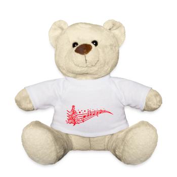 Partitions de Noël - Nounours - blanc - Devant