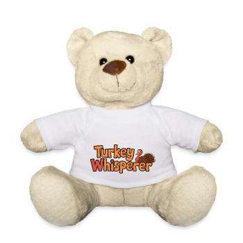 Truthahnflüsterer – Lustiger Thanksgiving-Truthahn - Teddy - Weiß - Vorne