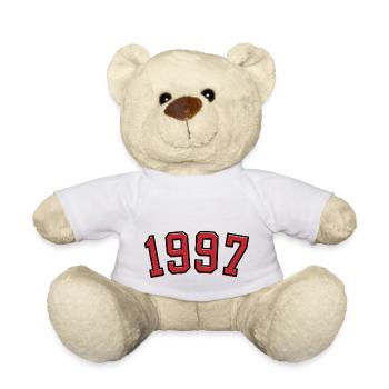 Année de naissance sport 1997 - Nounours - blanc - Devant