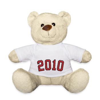 Année de naissance sport 2010 - Nounours - blanc - Devant