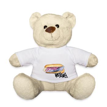Fischbrötchen // Illustration - Teddy - Weiß - Vorne