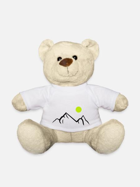 Montagnes 01 - Nounours - blanc