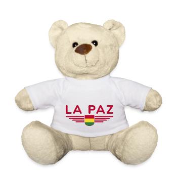 La Paz Bolivien Fans T-Shirt Design - Teddy - Weiß - Vorne