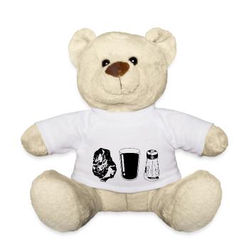 Viande Carnivore Carnivore Régime alimentaire Carnivore - Nounours - blanc - Devant